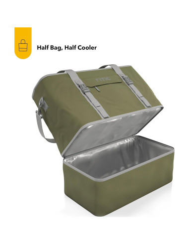 Bolsa Chillout 2-en-1 RTIC Aislada 25L Oliva para Picnic