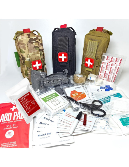 Kit de Trauma IFAK Vviitop para Control de Sangrado - 20.3x8.9x7.6 cm Kit de Trauma IFAK Vviitop para Control de Sangrado - 20.3x8.9x7.6 cm