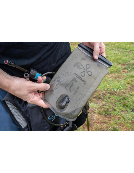 Saco de Agua Puribag 2 Litros con Filtro para Senderismo Saco de Agua Puribag 2 Litros con Filtro para Senderismo