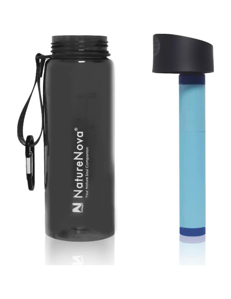 Botella de Filtro de Agua NatureNova 650ml 4 Etapas Libre BPA Botella de Filtro de Agua NatureNova 650ml 4 Etapas Libre BPA