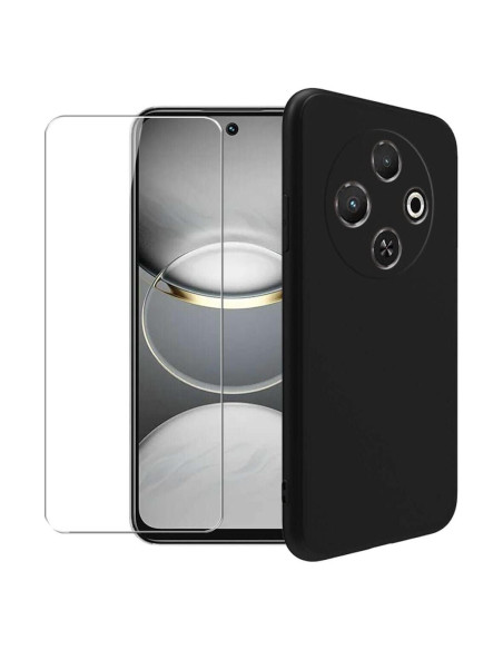 Funda TPU y Protector Vidrio Templado para Tecno Spark 30C 4G Funda TPU y Protector Vidrio Templado para Tecno Spark 30C 4G