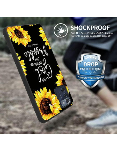 Funda TPU Girasoles para Consumer Cellular ZMAX 5G Z7540 Funda TPU Girasoles para Consumer Cellular ZMAX 5G Z7540