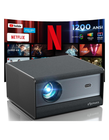 Proyector Inteligente 4K ELEPHAS YG561 con WiFi y Bluetooth