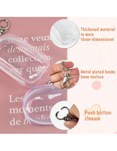 6 Bolsas de Exhibición Transparentes NEETUE para Muñecas Mini