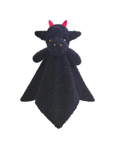 Manta de Seguridad Suave Dragón Negro Doindute 35.56 cm Manta de Seguridad Suave Dragón Negro Doindute 35.56 cm