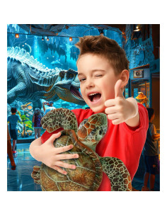 Peluche Tortuga Marina DolliBu 38 cm - Juguete Suave para Niños 2