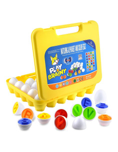 Juego Educativo de Emparejamiento de Huevos Play Brainy - 26 Letras ABC