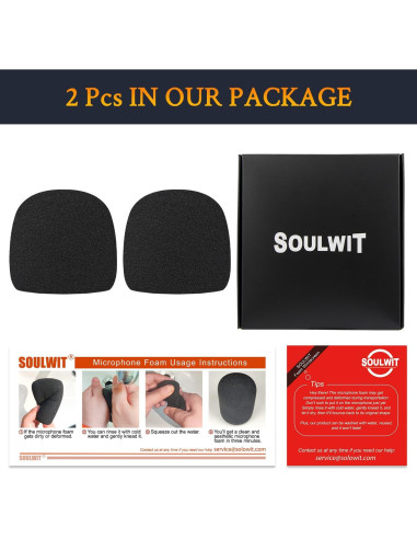 Filtros Pop para Micrófonos SOULWIT - Compatible con Blue Yeti Nano