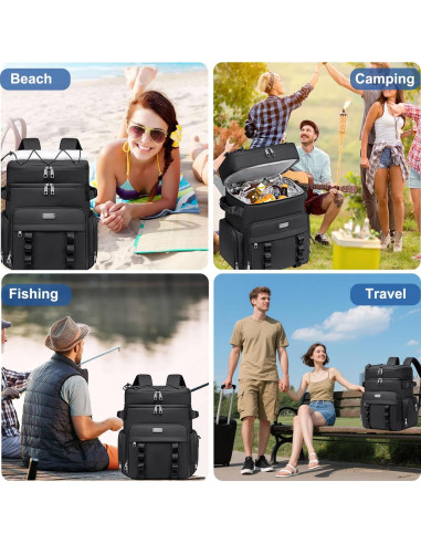 Mochila Enfriadora Aislada Weitars 31L Impermeable a Prueba de Fugas