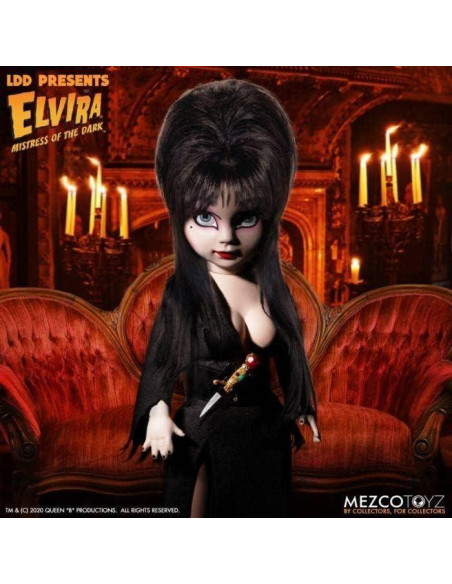 Figura de Colección Elvira Mistress of the Dark Mezco 25.4 cm Figura de Colección Elvira Mistress of the Dark Mezco 25.4 cm