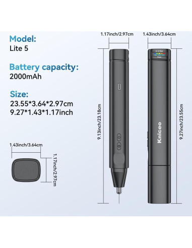 Cuchillo Ultrasónico Inalámbrico Kniceo Lite5 2000mAh 40KHz