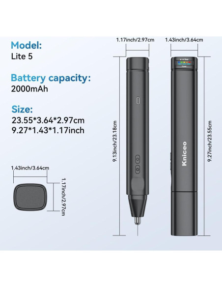 Cuchillo Ultrasónico Inalámbrico Kniceo Lite5 2000mAh 40KHz Cuchillo Ultrasónico Inalámbrico Kniceo Lite5 2000mAh 40KHz