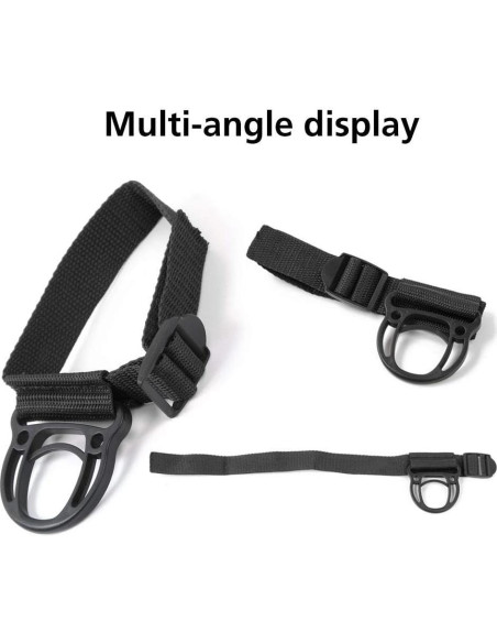 Gancho de abrigo JeCar para Jeep Wrangler - 2 Piezas Negro Gancho de abrigo JeCar para Jeep Wrangler - 2 Piezas Negro