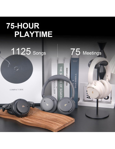 Auriculares Inalámbricos Edifier H9 con ANC y 75H de Batería