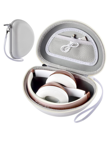 Funda Protectora para Auriculares Beats Solo 4/3/Studio Pro - Blanco Funda Protectora para Auriculares Beats Solo 4/3/Studio Pro - Blanco