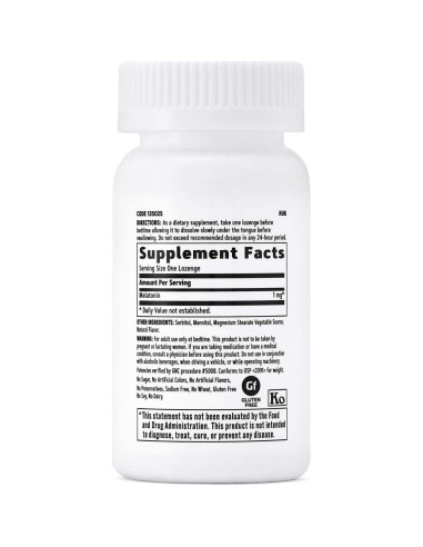 Melatonina 1mg GNC Cereza 120 Pastillas - Sueño Reparador