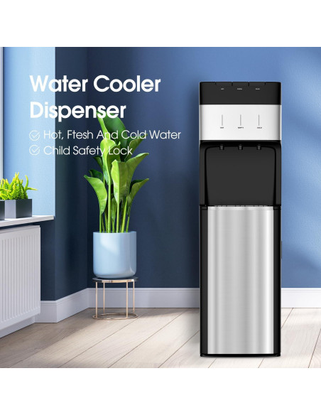 Dispensador de Agua VECYS BY1185 Acero Inoxidable 5 Galones Dispensador de Agua VECYS BY1185 Acero Inoxidable 5 Galones