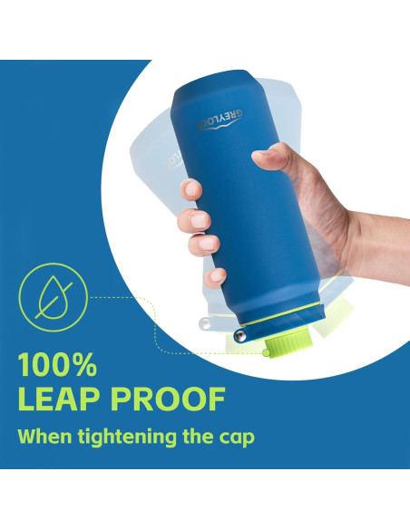 Botella de Agua Aislada Greylock 590 ml con Popote y Asa Botella de Agua Aislada Greylock 590 ml con Popote y Asa