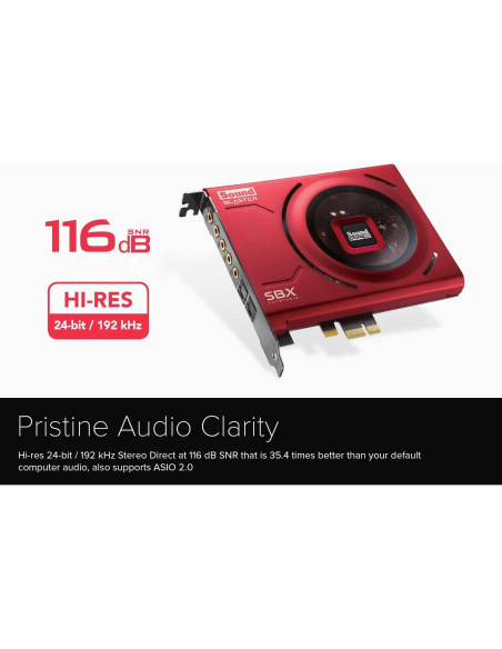 Tarjeta de Sonido Creative Sound Blaster Z SE 24-bit 192 kHz Tarjeta de Sonido Creative Sound Blaster Z SE 24-bit 192 kHz
