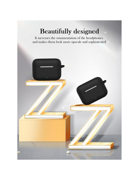 Funda de Silicona BOVUGAC para Realme Buds T200 - Negra Funda de Silicona BOVUGAC para Realme Buds T200 - Negra