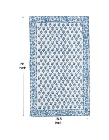 Juego de Toallas de Cocina CPC de 3 Piezas 40.6x71.1cm Algodón Azul