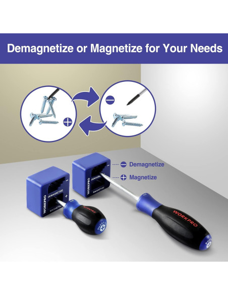 Juego de Destornilladores Magnéticos WORKPRO 16 Piezas con Estuche Juego de Destornilladores Magnéticos WORKPRO 16 Piezas con Estuche