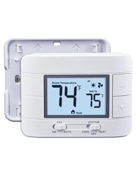 Termostato No Programable Aowel AW711 2 Calor 2 Frío LCD Termostato No Programable Aowel AW711 2 Calor 2 Frío LCD