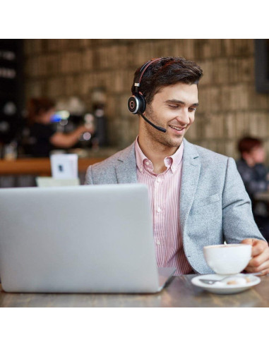 Auricular Inalámbrico Jabra Evolve 65 con Cancelación de Ruido