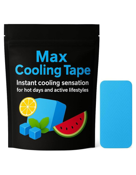 Parches Refrigerantes MAX Cooling Hydrogel - 10 Piezas 11.94x5.08 cm Parches Refrigerantes MAX Cooling Hydrogel - 10 Piezas 11.94x5.08 cm