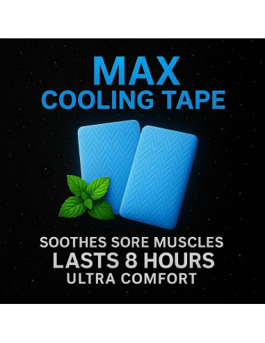 Parches Refrigerantes MAX Cooling Hydrogel - 10 Piezas 11.94x5.08 cm