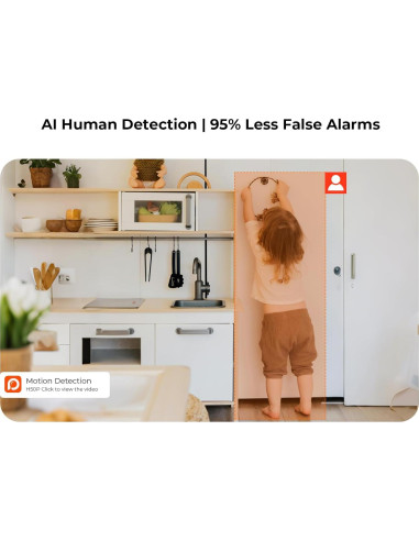 Cámara de Seguridad Interior XPAI 3K 360 Sin Suscripción