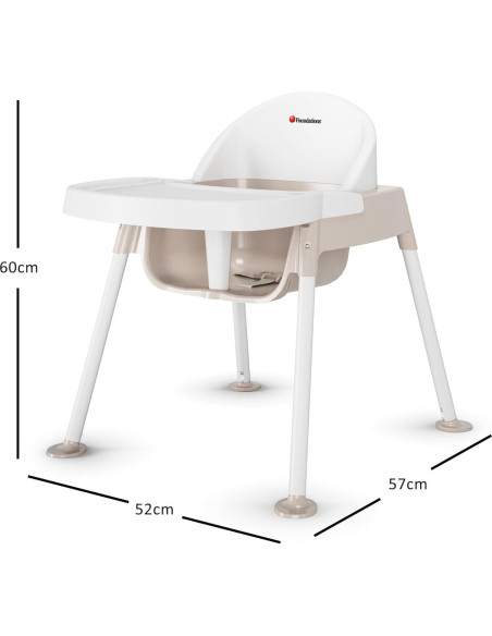 Silla de Alimentación Foundations Secure Sitter 28 cm con Bandeja Removible Silla de Alimentación Foundations Secure Sitter 28 cm con Bandeja Removible