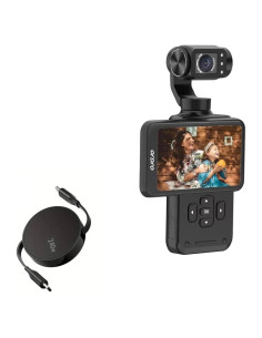 Cable USB Tipo-C Retráctil BoxWave para ORDRO M5 - 240W