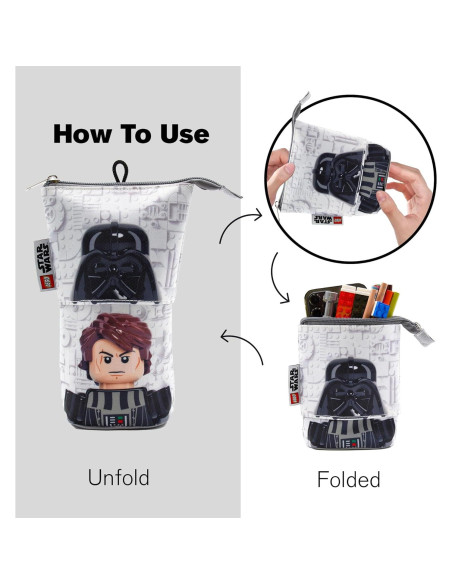 Estuche de Lápices Pop Up LEGO Star Wars Darth Vader 14x20cm Estuche de Lápices Pop Up LEGO Star Wars Darth Vader 14x20cm
