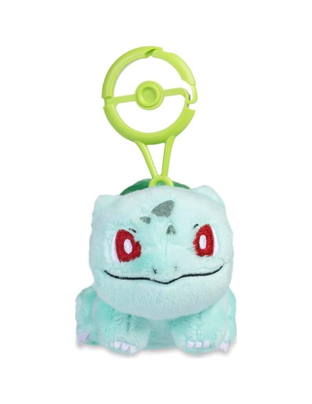 Llave de Peluche Bulbasaur Pokémon 13.5 cm con Cierre Poké Ball Llave de Peluche Bulbasaur Pokémon 13.5 cm con Cierre Poké Ball