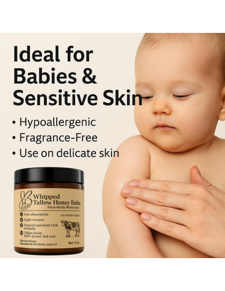 Crema de Sebo de Res 226.8 g - Hidratante Facial y Corporal Crema de Sebo de Res 226.8 g - Hidratante Facial y Corporal