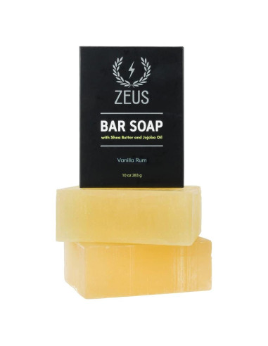 Jabón Zeus Hidratante para Cuerpo y Cara 2 Pack Vainilla Ron