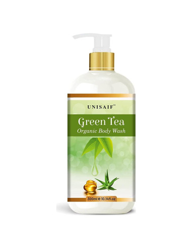 Gel de Ducha Orgánico Unisaif Té Verde 300 ml pH Balanceado