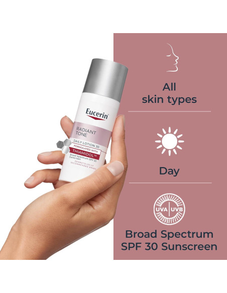 Loción Facial Diaria Eucerin Radiant Tone SPF 30 50 ml Loción Facial Diaria Eucerin Radiant Tone SPF 30 50 ml