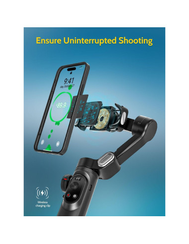 Gimbal Estabilizador 3 Ejes AOCHUAN Smart X Pro Plegable