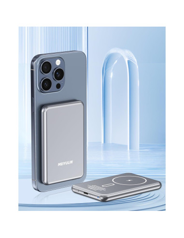 Cargador Portátil Inalámbrico Magnético 5000mAh MEIYULIN para iPhone