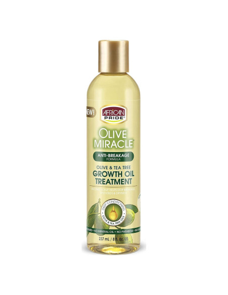 Aceite de Crecimiento Fortalecedor African Pride 237 ml Aceite de Crecimiento Fortalecedor African Pride 237 ml