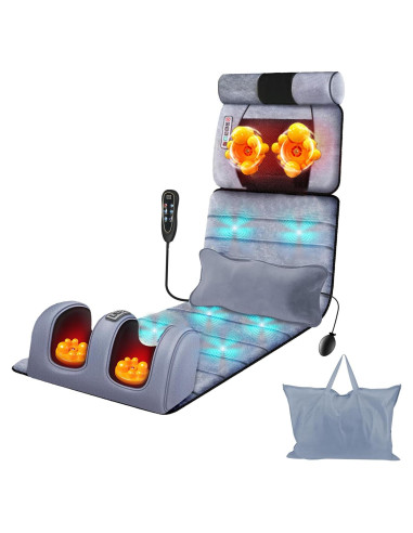 Alfombrilla de Masaje Zorpupoa J5082 con Calor y Masaje de Cuello