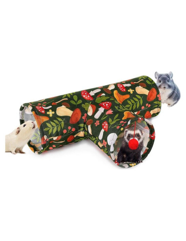 Túnel para Mascotas Pequeñas Deofun 3 Vías Lavable Hongo