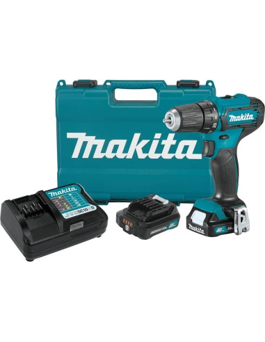 Taladro Inalámbrico Makita FD09R1 12V con 2 Baterías 2Ah