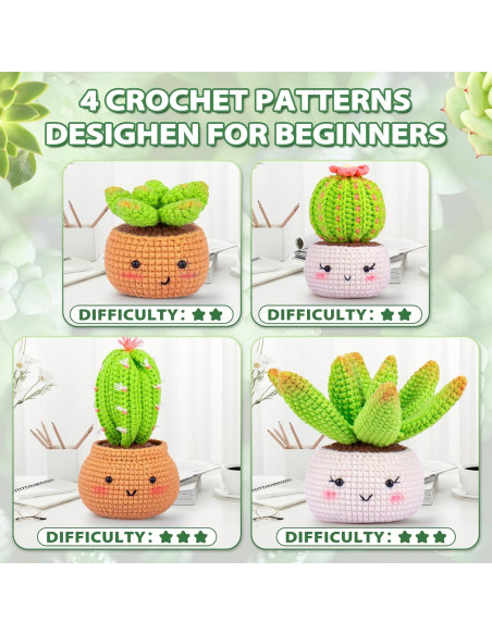 Kit de Crochet para Principiantes Crochetta - 8 Hilos y Tutoriales Kit de Crochet para Principiantes Crochetta - 8 Hilos y Tutoriales