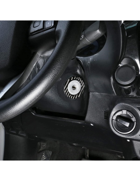 Anillo de Recorte para Llave Toyota Hilux 2015-2021 Fibra de Carbono Anillo de Recorte para Llave Toyota Hilux 2015-2021 Fibra de Carbono