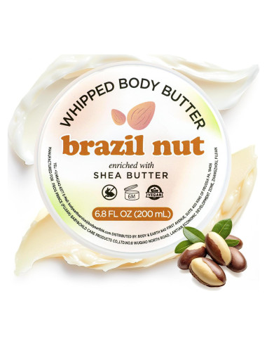 Manteca Corporal Batida Puresoak 200 ml Nuez de Brasil