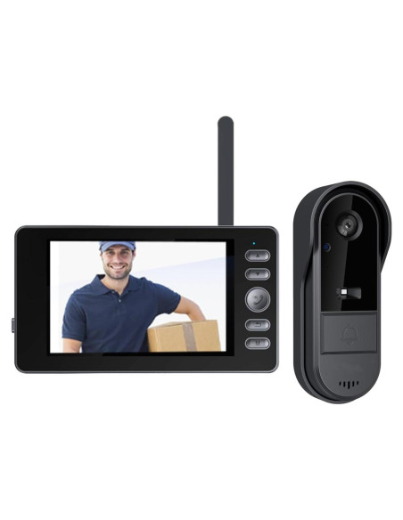 Timbre de Video Inalámbrico Winnes M15C con Pantalla 4.3" Timbre de Video Inalámbrico Winnes M15C con Pantalla 4.3"