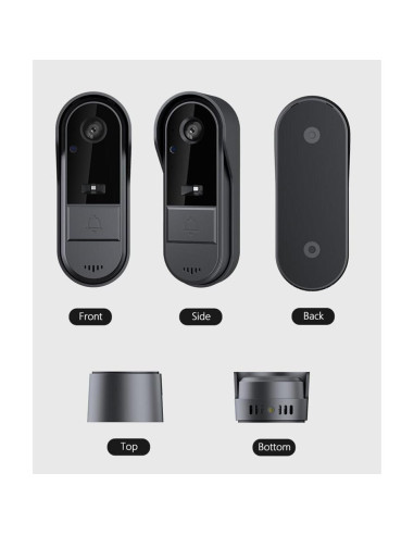 Timbre de Video Inalámbrico Winnes M15C con Pantalla 4.3"